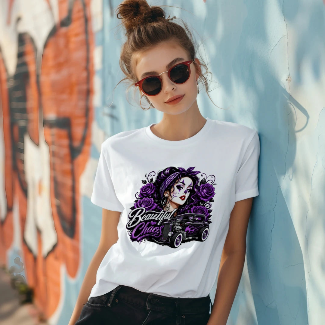 Beautiful Chaos – Dark Fantasy Gothic Women's Tee | Wicked Reality