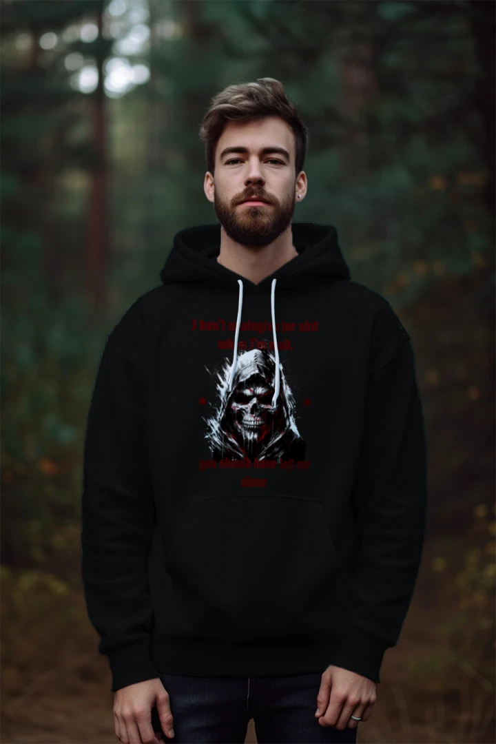 Men's hooded reaper gothic dark humor hoodie – Wicked Reality