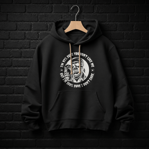 Men's skull dark humor gothic hoodie – Wicked Reality