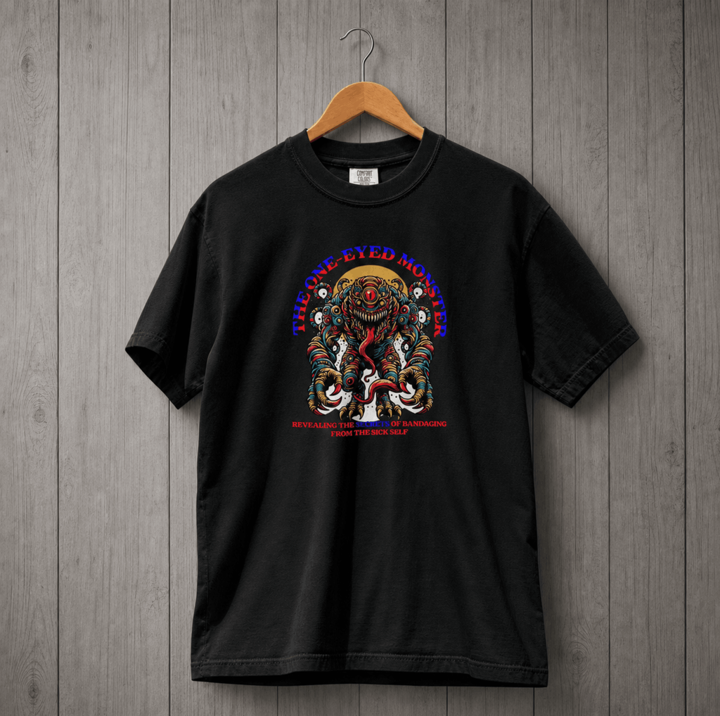 Boys' gothic horror one-eyed monster graphic tee – Wicked Reality