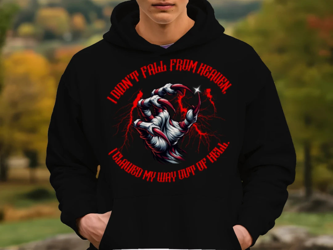 Men's demonic claw gothic hoodie – Wicked Reality