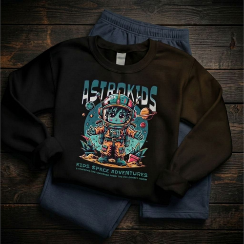Astrokids – Space Adventures Kids' Graphic Sweatshirt | Wicked Reality