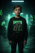 Kids' cyber horror Frankenstein graphic sweatshirt – Wicked Reality