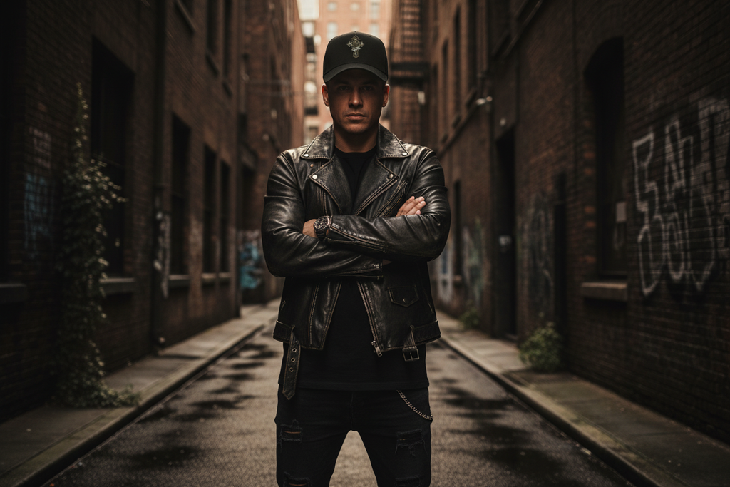 Gothic Cross Hat Lifestyle