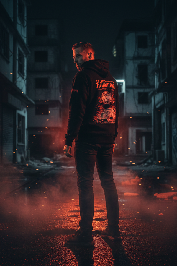 Men's gothic biker hot rod graphic hoodie – Wicked Reality