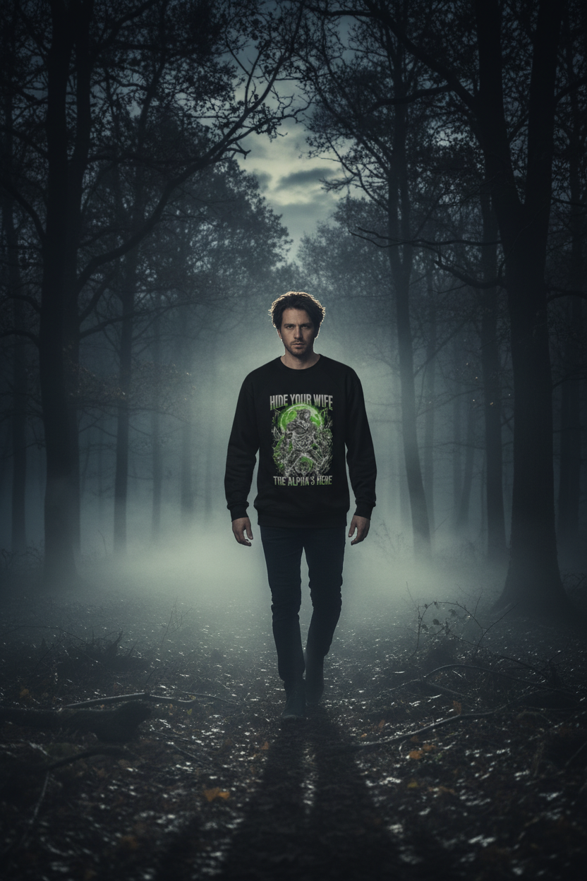 Men's dark humor graphic sweatshirt – Wicked Reality