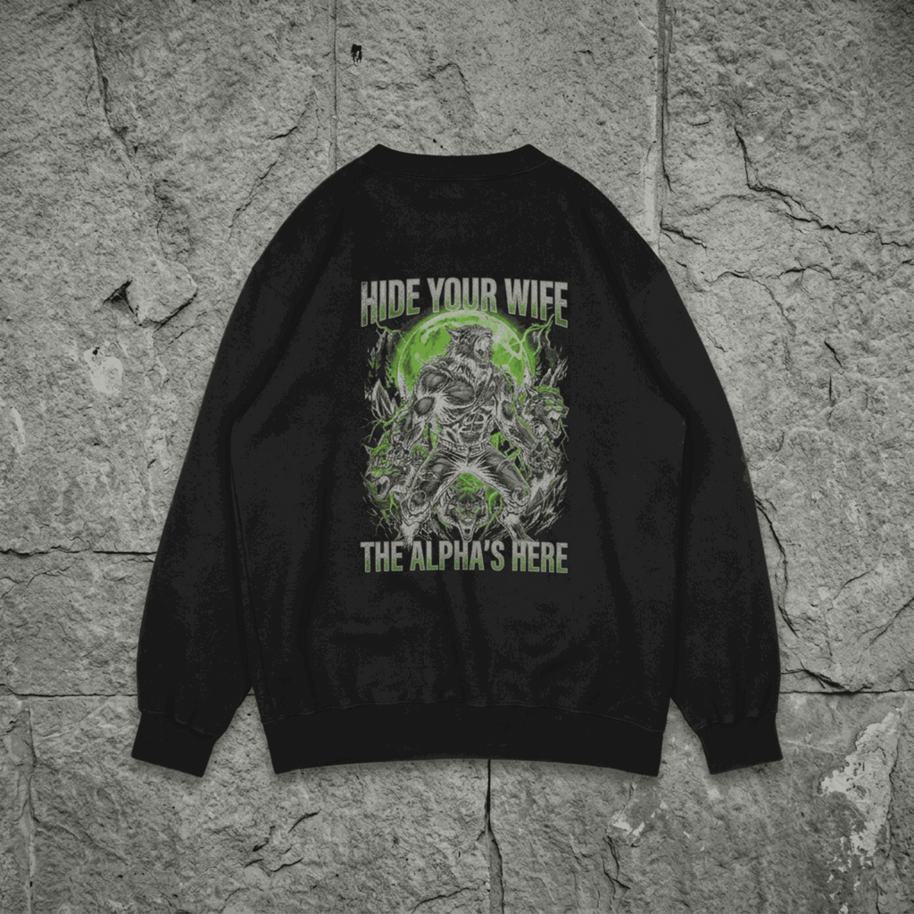 Men's dark humor graphic sweatshirt – Wicked Reality