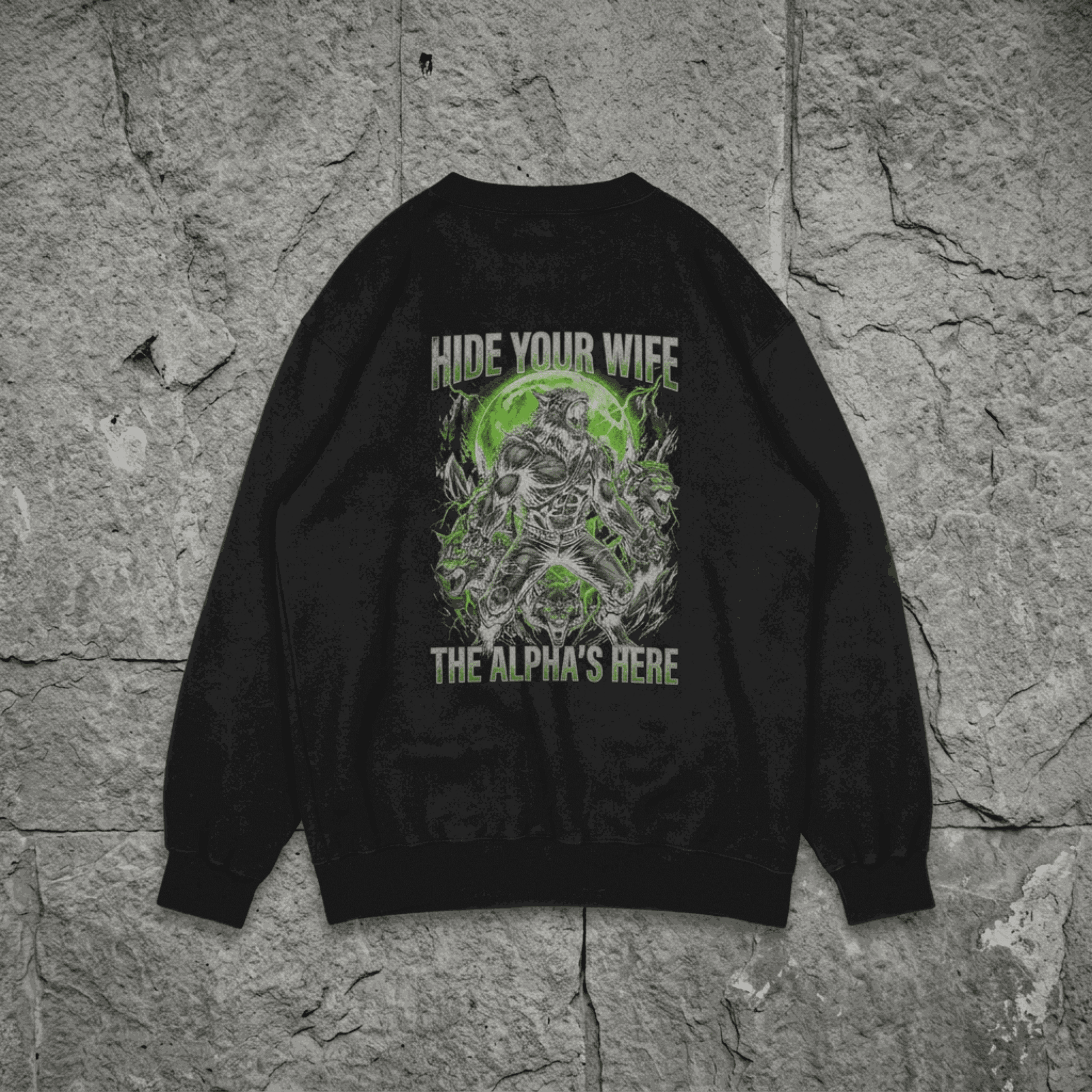 Men's dark humor graphic sweatshirt – Wicked Reality