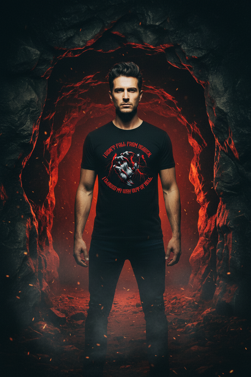Men's demon claw dark fantasy graphic tee – Wicked Reality