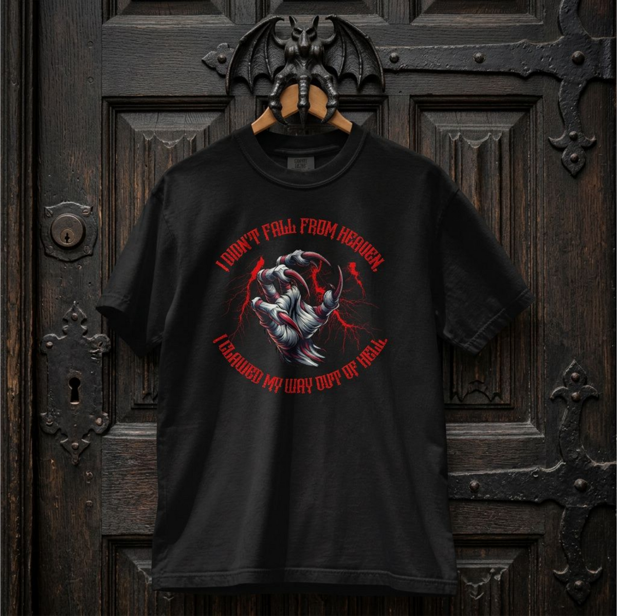 Men's demon claw dark fantasy graphic tee – Wicked Reality