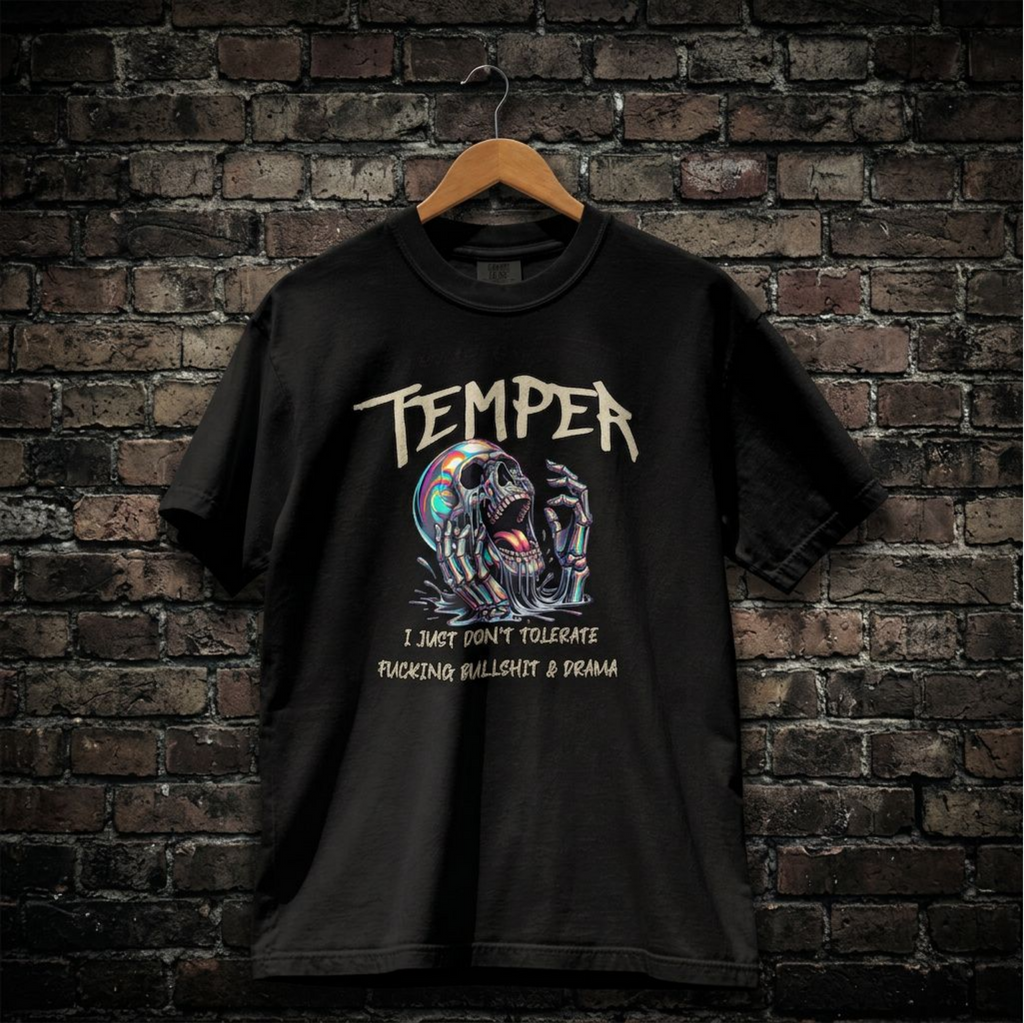 Men's gothic skull dark humor graphic tee – Wicked Reality