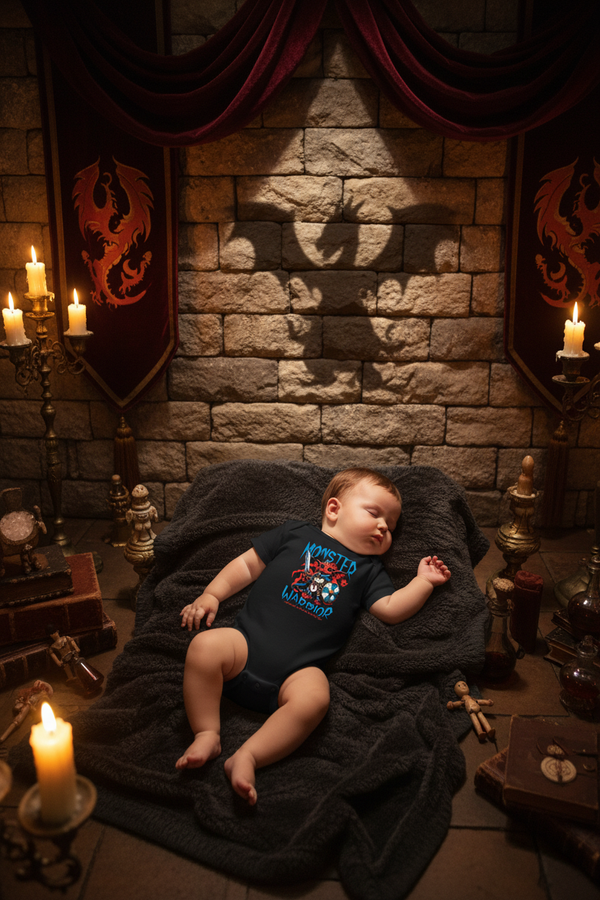 Gothic dragon knight baby onesie – Wicked Reality