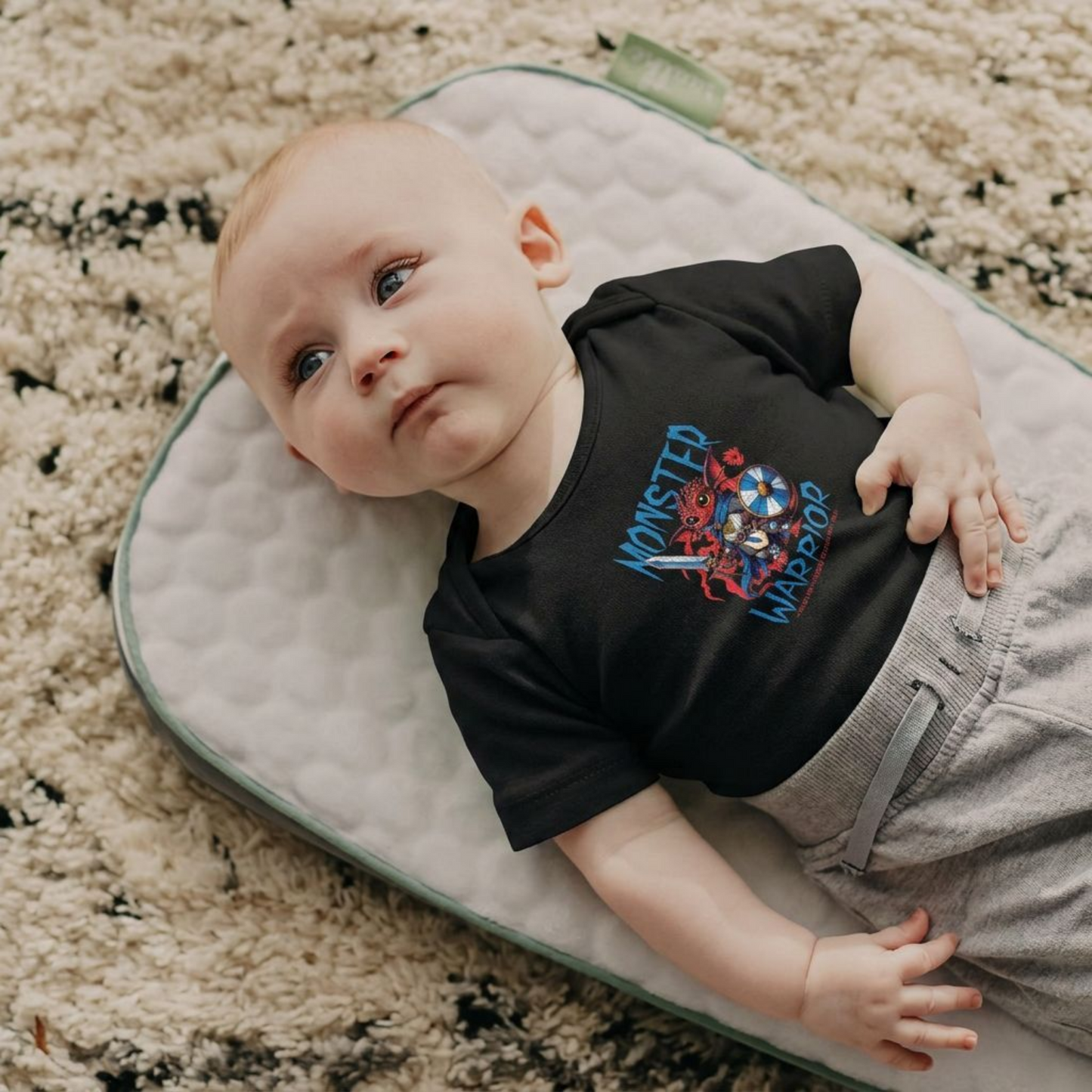 Monster Warrior – Dark Fantasy Infant Onesie | Wicked Reality