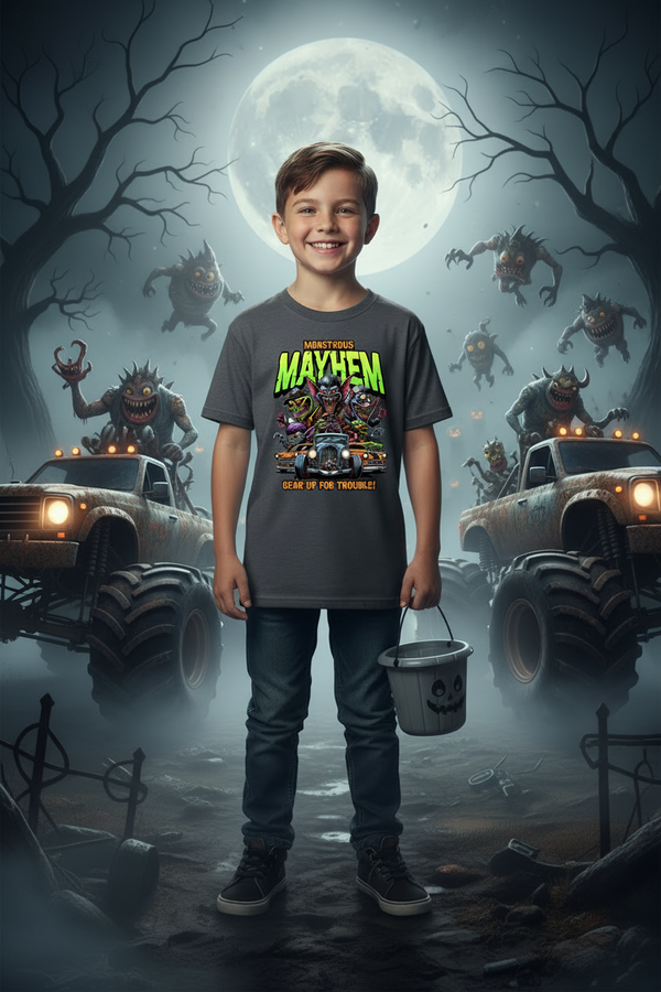 Boys' gothic monster hot rod graphic tee – Wicked Reality