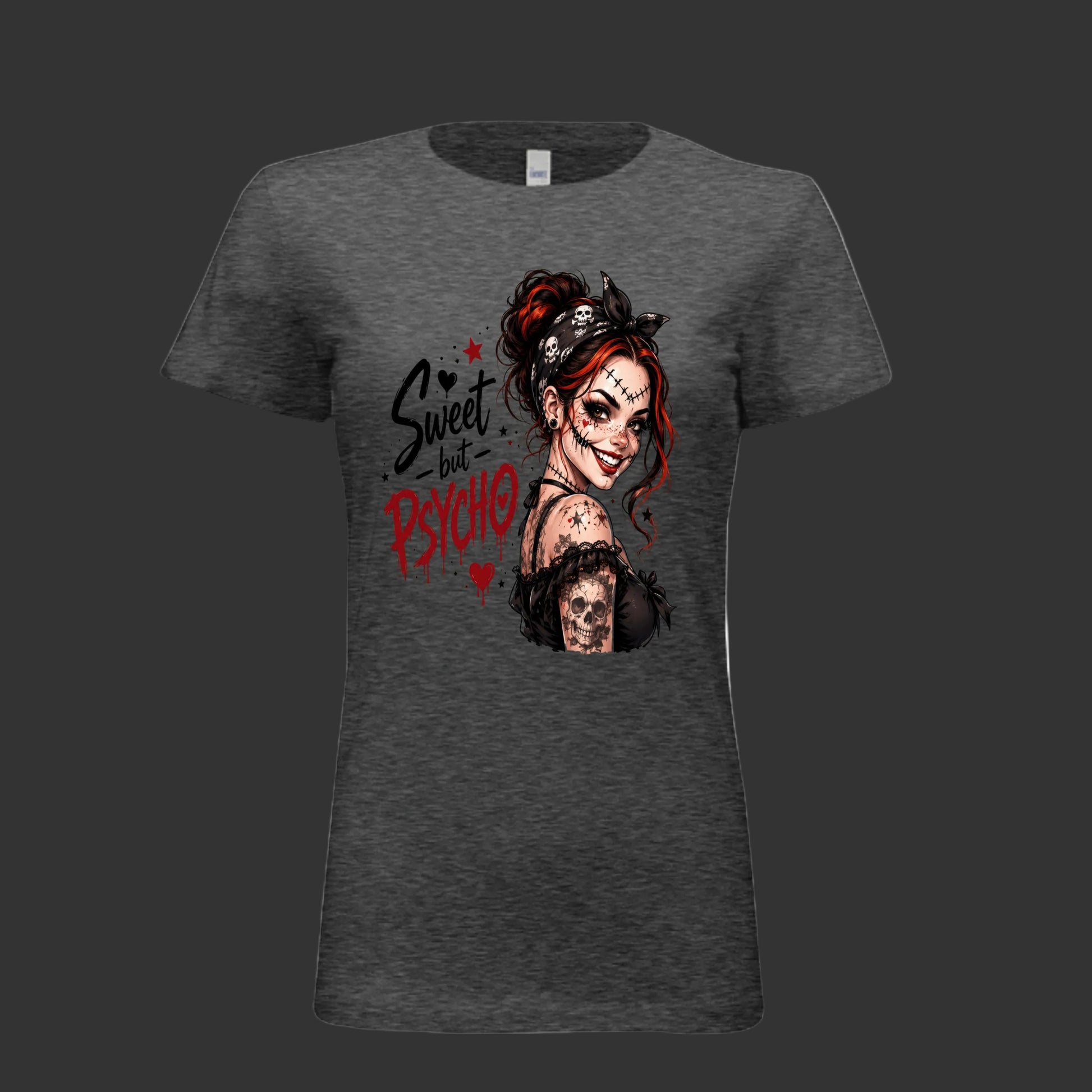BLACK HEATHER - 6004 - FRONT