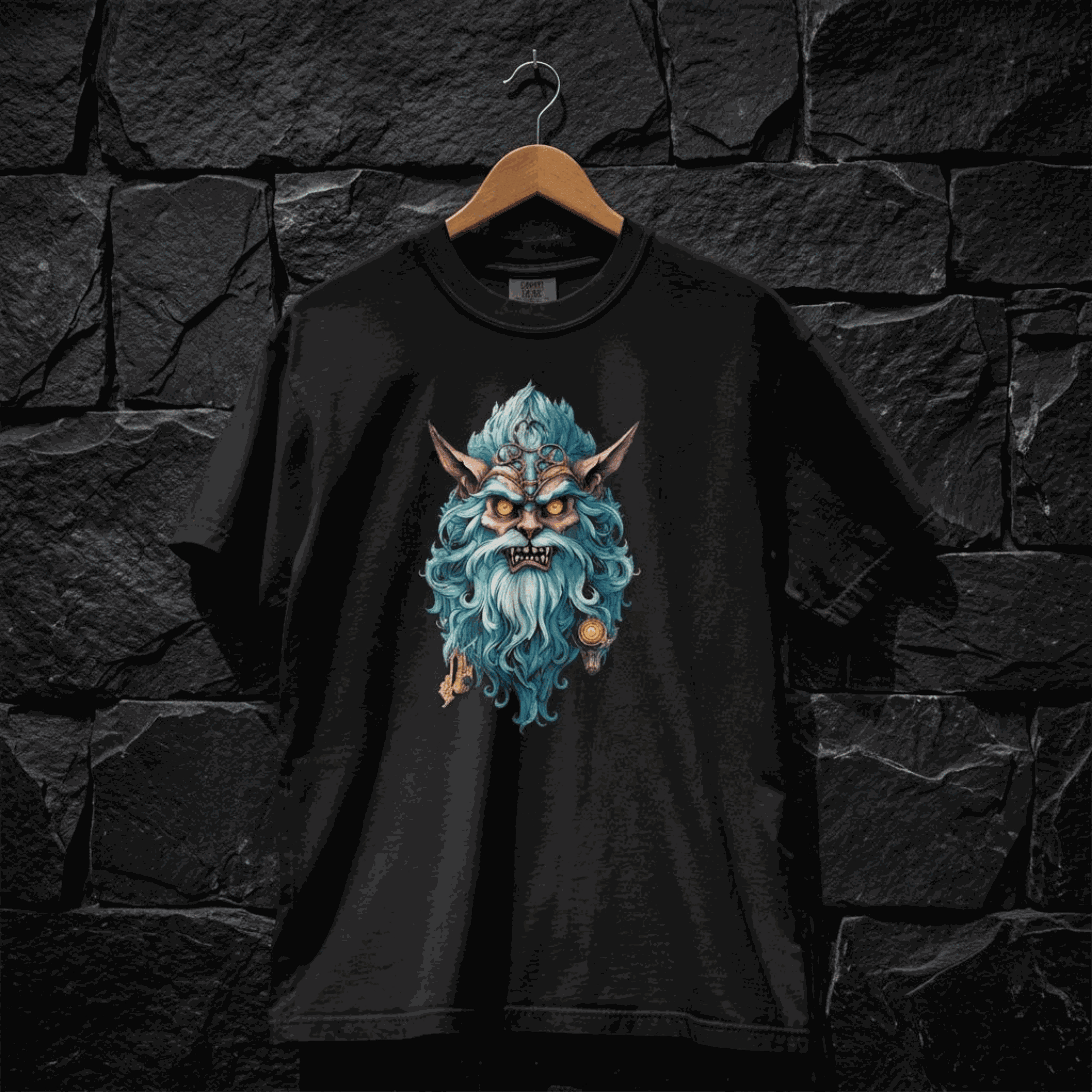 "Scary Elf" – Kids' Gothic Holiday Graphic T-Shirt