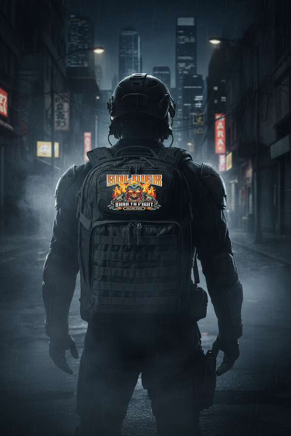 Soldier Backpack Scene